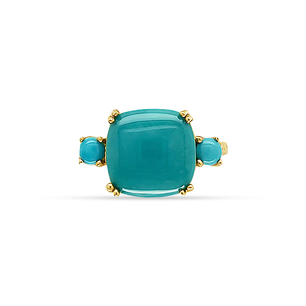 TURQUOISE AND DIAMOND RING