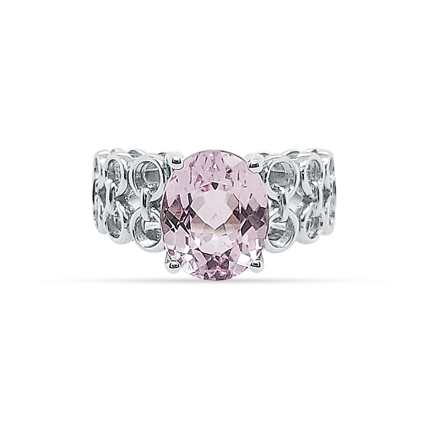 KUNZITE GOLD RING