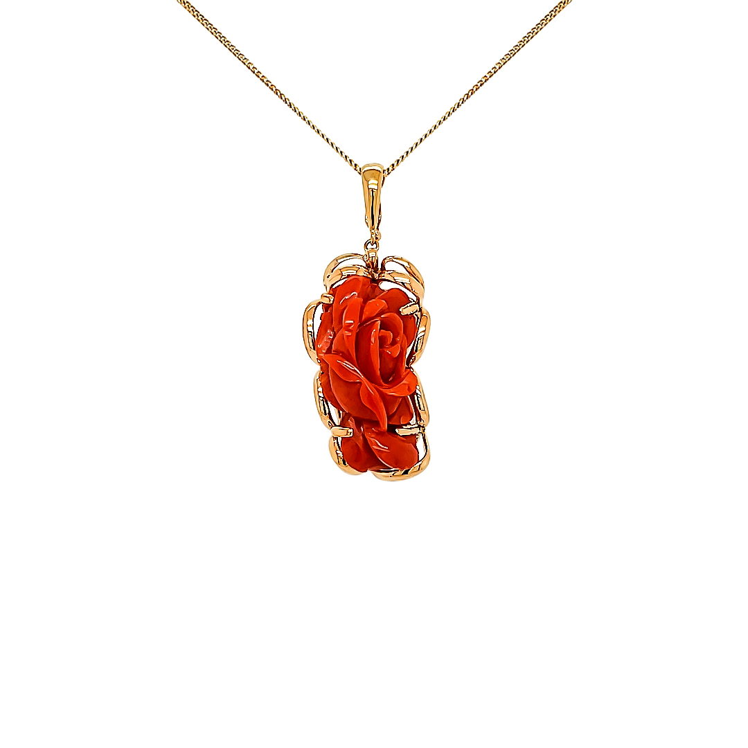 FIRE CORAL PENDANT