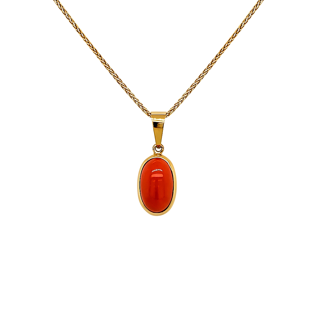 ITALIAN CORAL PENDANT