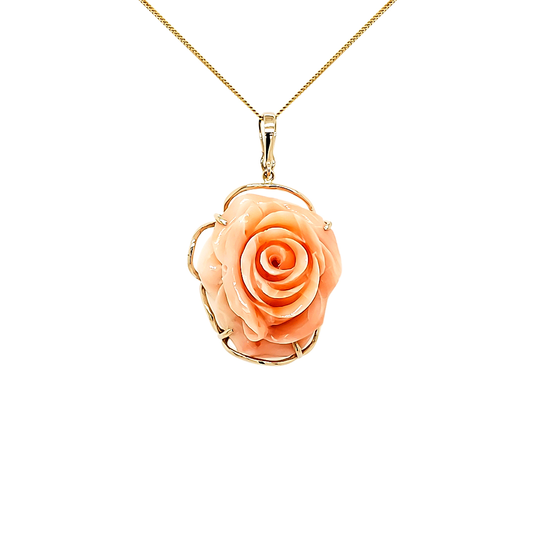 CORAL PENDANT AND ENHANCER – Avalon Jewels
