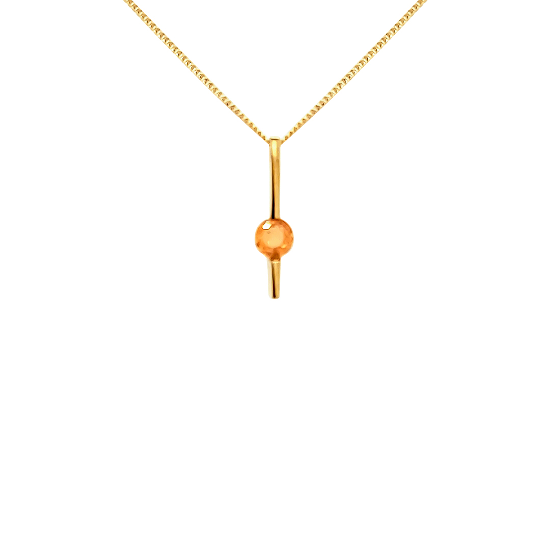 MANDARIN GARNET PENDANT