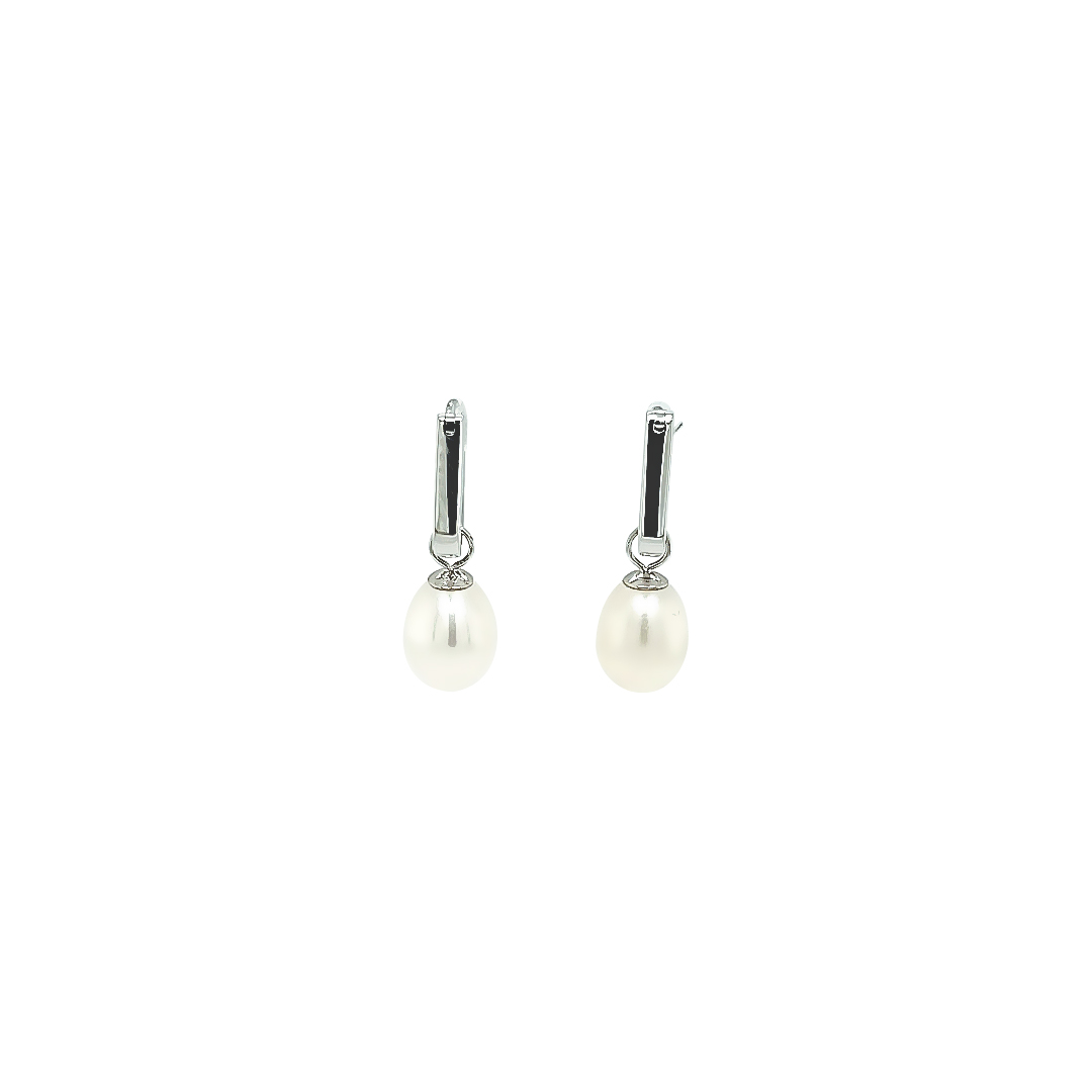 WHITE PEARL EARRINGS