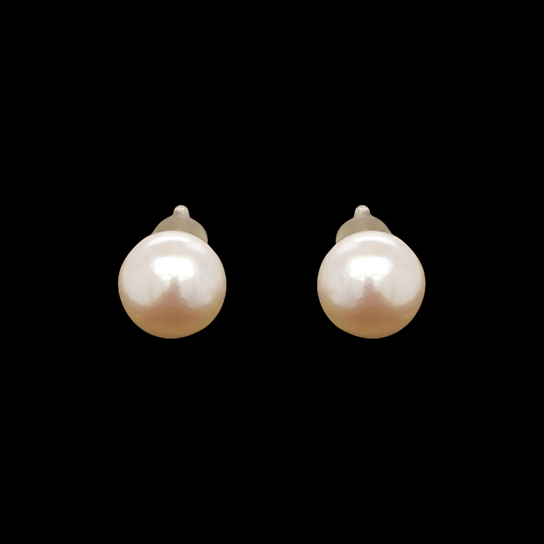 AKOYA PEARL STUD EARRINGS