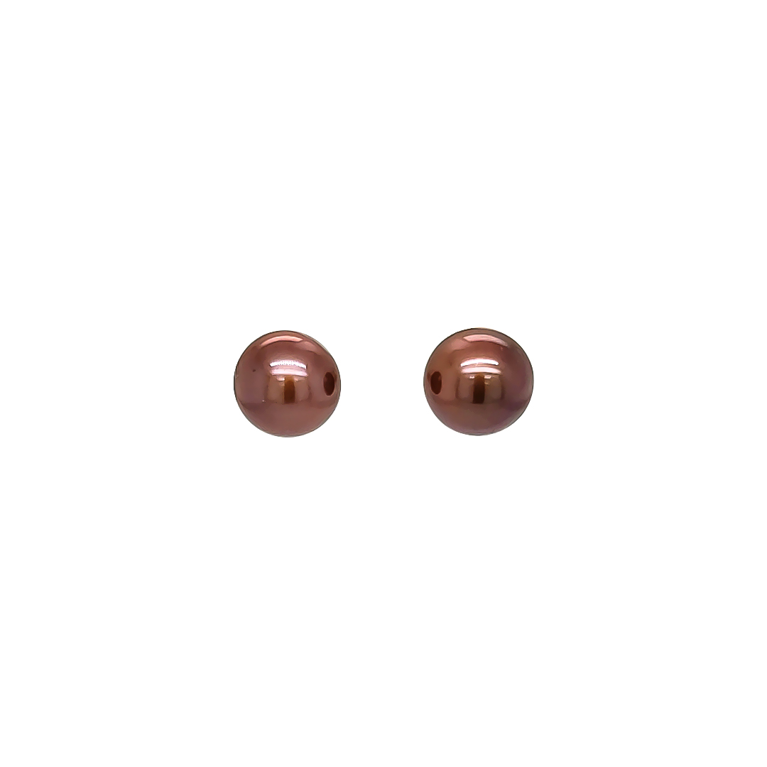 CHOCOLATE TAHITIAN BLACK PEARL EARRINGS