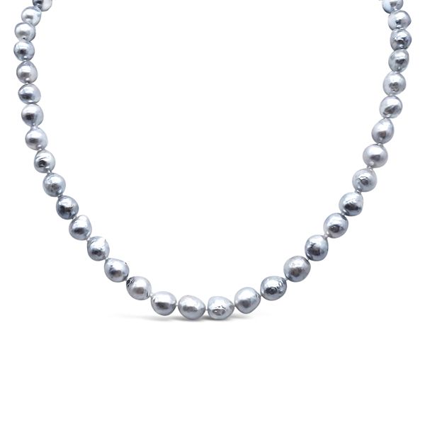 NATURAL BLUE AKOYA PEARL NECKLACE